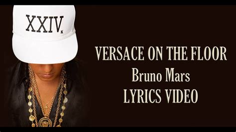 bruno mars bijox versace|versace bruno mars lyrics.